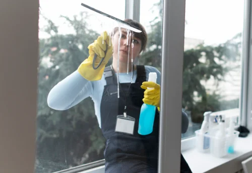 Nettoyage de vitres intérieures et extérieures à Saint-Vrain